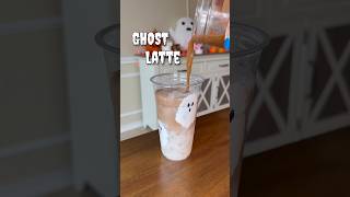 This ghost latte is a fun Halloween drink to make this fall!👻☕️ #halloweendrinks #halloweenideas