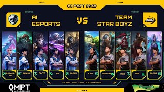 ACE နဲ့ Dee ပါဝင်သော Team Star Boyz Vs Ai Esports Game 1 (BO 2)