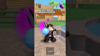 casting a spell for nikilis to release the halloween update.. | MM2 #roblox #mm2roblox #mm2 #shorts