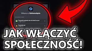 JAK WŁĄCZYĆ I USTAWIĆ SPOŁECZNOŚĆ NA SERWERZE DISCORD?!