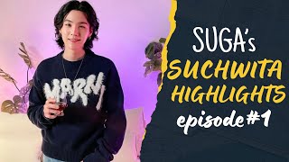 bts suga's "SUCHWITA" show highlights,Ep.1 how suga coped with cancellation of their conerts + more