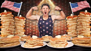 THE ULTIMATE "ALL YOU CAN EAT" AMERICAN PANCAKE CHALLENGE!