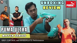 Unboxing & Review Sepatu Bola Puma Ultra Match Series #puma #pumafootballboots #recommended  #viral