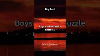 Boys are like puzzle masters… #shorts #psychologyfacts #subscribe