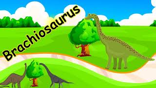 Dinosaurs- Plant Eaters! | Learn about Brachiosaurus