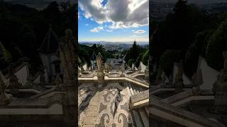 Do alto das escadarias do Santuário do Bom Jesus do Monte, Portugal 🇵🇹