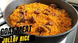 Let's Cook A Perfect Goat Meat Jollof Rice Recipe// Detailed Recipe// Masof's Kitchen