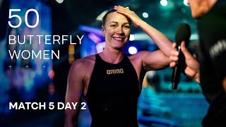 Women’s 50m Butterfly | PLAYOFF MATCH 5 (16/18) DAY 2