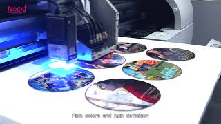 UV direct printing on CDs by NC-UV0406