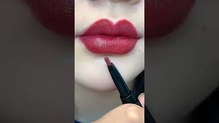 Hot Lipstick Tutorial 🥀🔥 Beautiful Lipstick colour #shorts #makeup #lips #lipstick