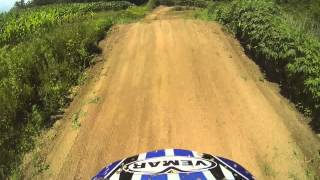 2014-07-13 - Riding my Laeger/PEP YFZ450 out at Rick's Track near Pine Island, MN