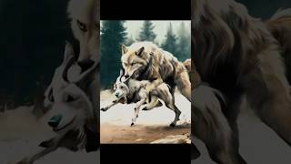 Wolf attacked baby goat| Wolf vs Goat| #shorts #youtubeshorts #wolf #goat #fighting #animals