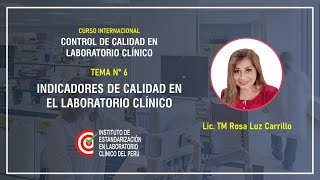 TEMA 6: INDICADORES DE CALIDAD EN LABORATORIO CLÍNICO