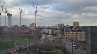 Eunice Storm timelapse in London