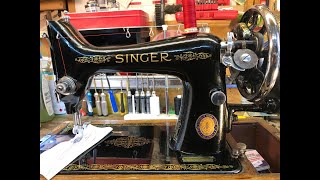 Alex Askaroff presents a Singer 99 Centenary sewing machine