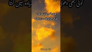 poetry Urdu | Urdu sher جسے نبھا نہ سکوں ایسا کوئی وعدہ نہیں کرتا