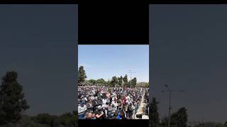 At least 100,000 Muslims performed the first Friday prayers of #Ramadan at Al Aqsa Mosque