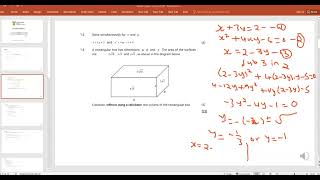 Grade 12 Maths paper 1 May/June 2019 (Part 2)