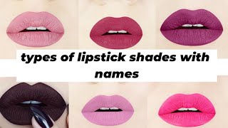 Types of matte lipstick shades for girls with names/top matte lipstick for girls||TRENDY BUCKET