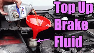 How to Top Up Brake Fluid Toyota Yaris