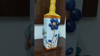 Bottle art #shorts #diy #craft #bottleart #pebbleart #ytshorts #art #satisfyingart