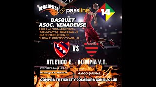 ATLETICO ELORTONDO VS OLIMPIA BBC - A.V.B. SEMI FINAL 2 BASQUET