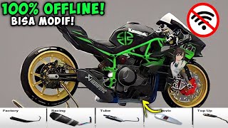 Ada Ninja H2R🔥 Game Drag Motor Android Bisa Modifikasi Grafis HD Terbaru 2024 Offline