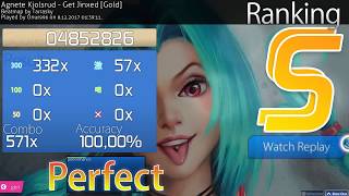 OSU ! / League of Legends (Agnete Kjolsrud) - Get Jinxed [Gold] SS