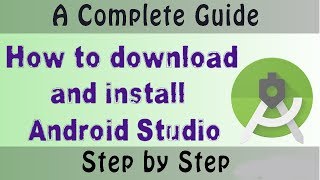 How to download and install Android Studio step by step| Setup java path|2019