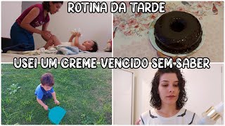 ROTINA DA TARDE, BANHO DO DYLLAN| FIZ BOLO PARA O CAFÉ| MUDEI O JARDIM VERTICAL| Amanda Maria