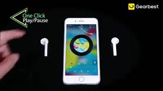 i100 TWS Binaural Bluetooth 5 0 Wireless Earphone أشتريها مننا