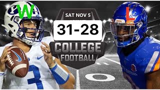 Boise State VS BYU Game Review & Reaction video #rivalry