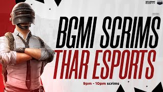 THAR PRO BGMI COMPETITIVE SCRIMS ARE BACK WITH 100INR PRIZE  {CASTED BY SPEEDO }