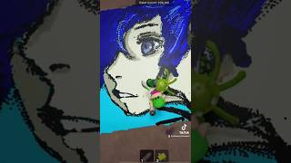 Drawing Makoto Yuki from Persona 3 on Roblox Spray Paint #persona3reload #roblox #drawing