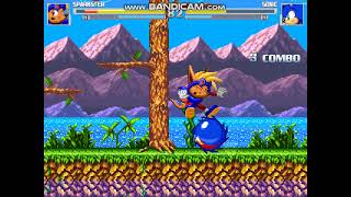 MUGEN: Sparkster Vs. Sonic