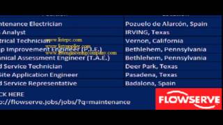 job flowserve januari 2016