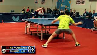 3.ЧАПЛЫГИН - МЕРЗЛИКИН RUSSIAN Championship table tennis настольный теннис