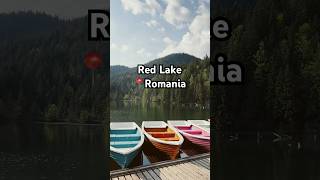 You must visit the Red Lake in Romania