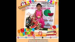 S.SIVANYA #PRE.KG  Birthday wishes 🎂🍡🍡🍥🍥Happy birthday to one of the sweetest child on the planet!