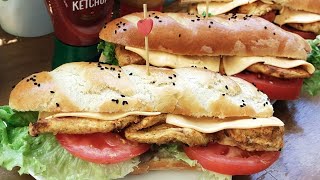 خبز الساندويش بحشو خفيف ضريف🥪🥪🥪pain sandwich