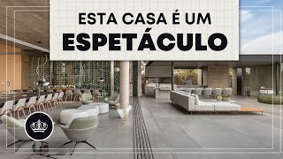 Casa INTEGRADA com a NATUREZA e inspirada na PEDRA DEKTON da Cosentino