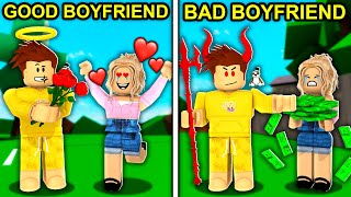 GOOD BOYFRIEND 😇 Vs BAD BOYFRIEND 😡In Roblox Brookhaven..