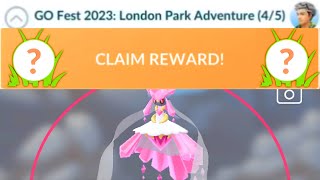 Speedrunning "MEGA-DIANCIE" Special Go Fest 2023 Research in Pokemon Go