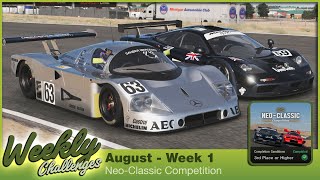 Neo Classic Competition I Weekly Challenges I August - Week 1 I Gran Turismo 7