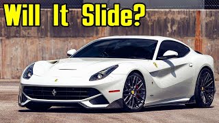 Ferrari F12 Berlinetta Interior and Drift Donuts (POV)