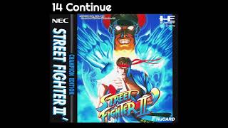 Street Fighter 2 CE 14 Continue (PC Engine) #theme #streetfighter #games