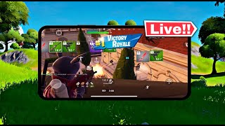 Grinding Fortnite Ranked On Mobile Live! | iPhone 14 60 fps