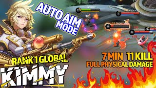 Kimmy Meta Build Full Physical Damage! Kimmy Build 2021 | Top 1 Global Kimmy ~ MLBB