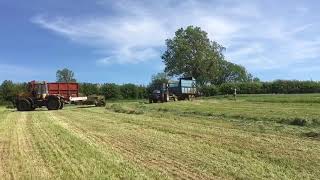 Leyland 482 John Deere 3405 trailed harvester Silage 2020