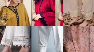 Sleeves #neckline #trousers designs and ideas /In 5 minutes #